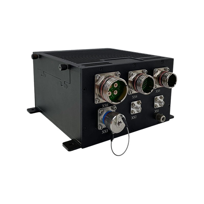 Does the mission data recorder monitor and record temperature, humidity, air pressure, and vibration in real time during air transport?